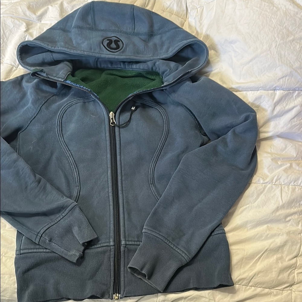Lululemon Athletica Blue Zip-Up Hoodie